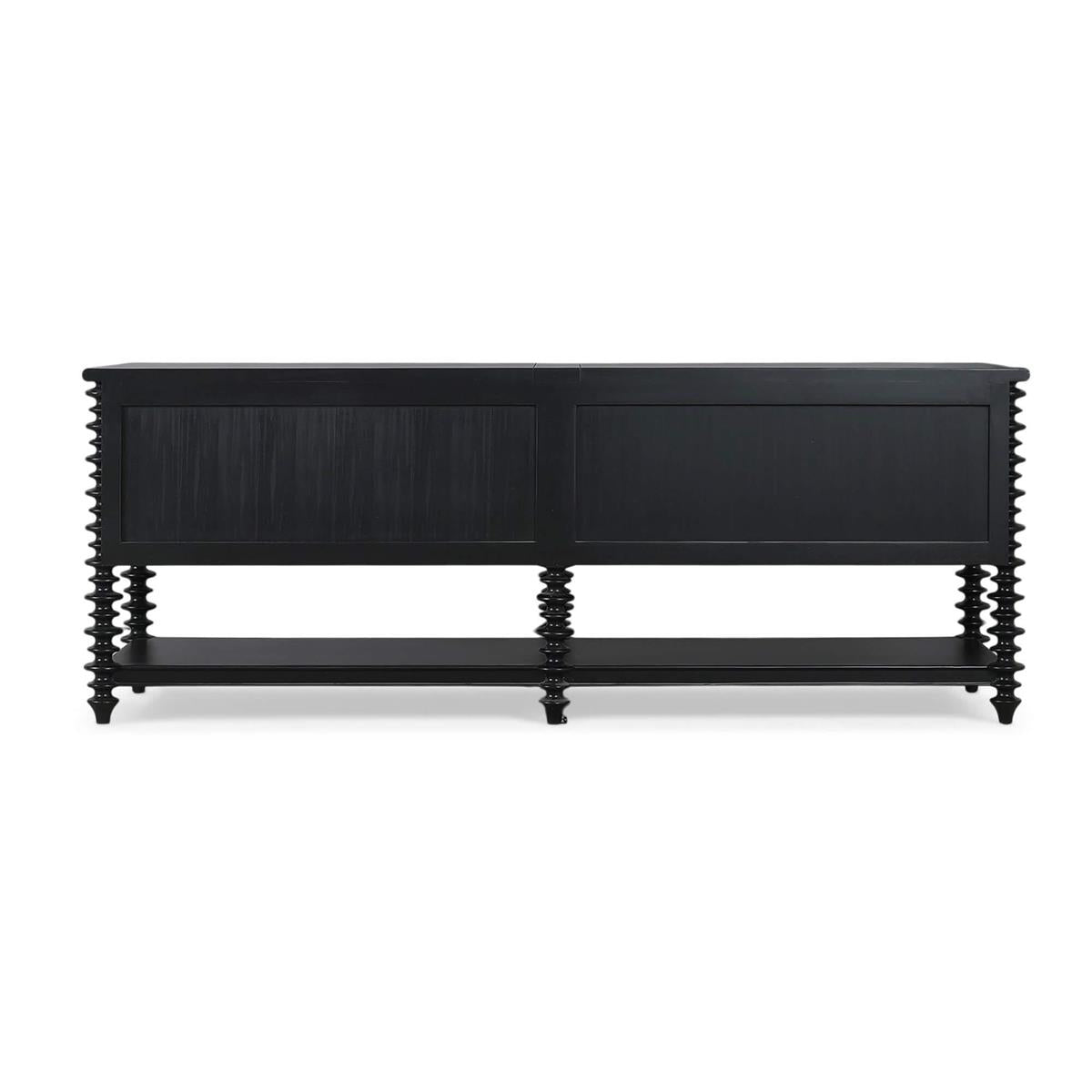 Bramble Milano Sideboard w/ 4 Drawers — Batavia Black
