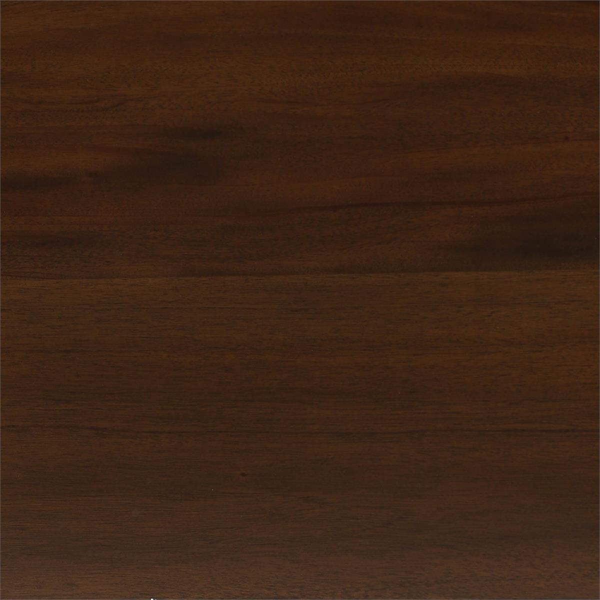 Bramble Vannes Crescent Console — Matt Teak Brown