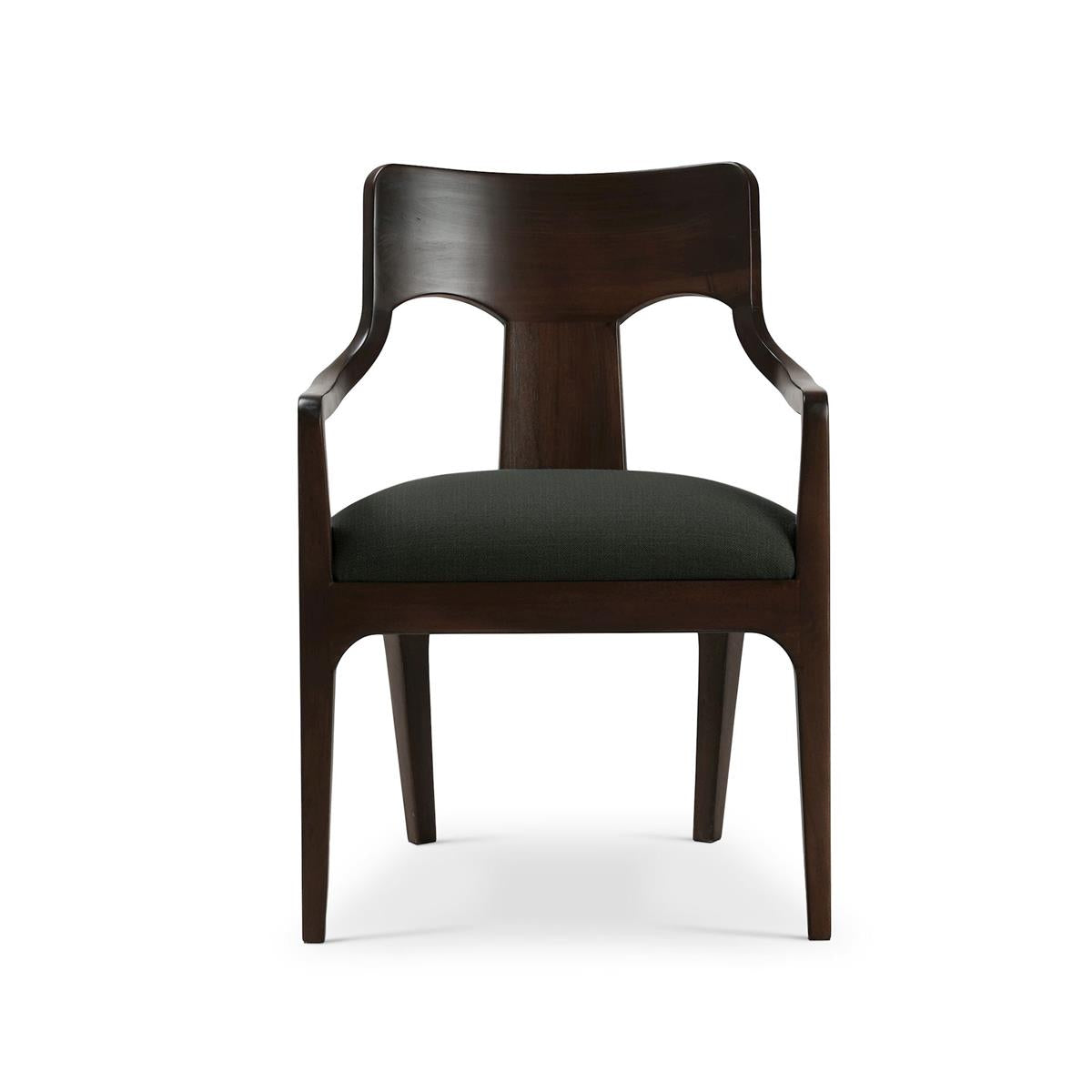 Bramble Colorado Dining Chair — Dark Walnut / Smoke