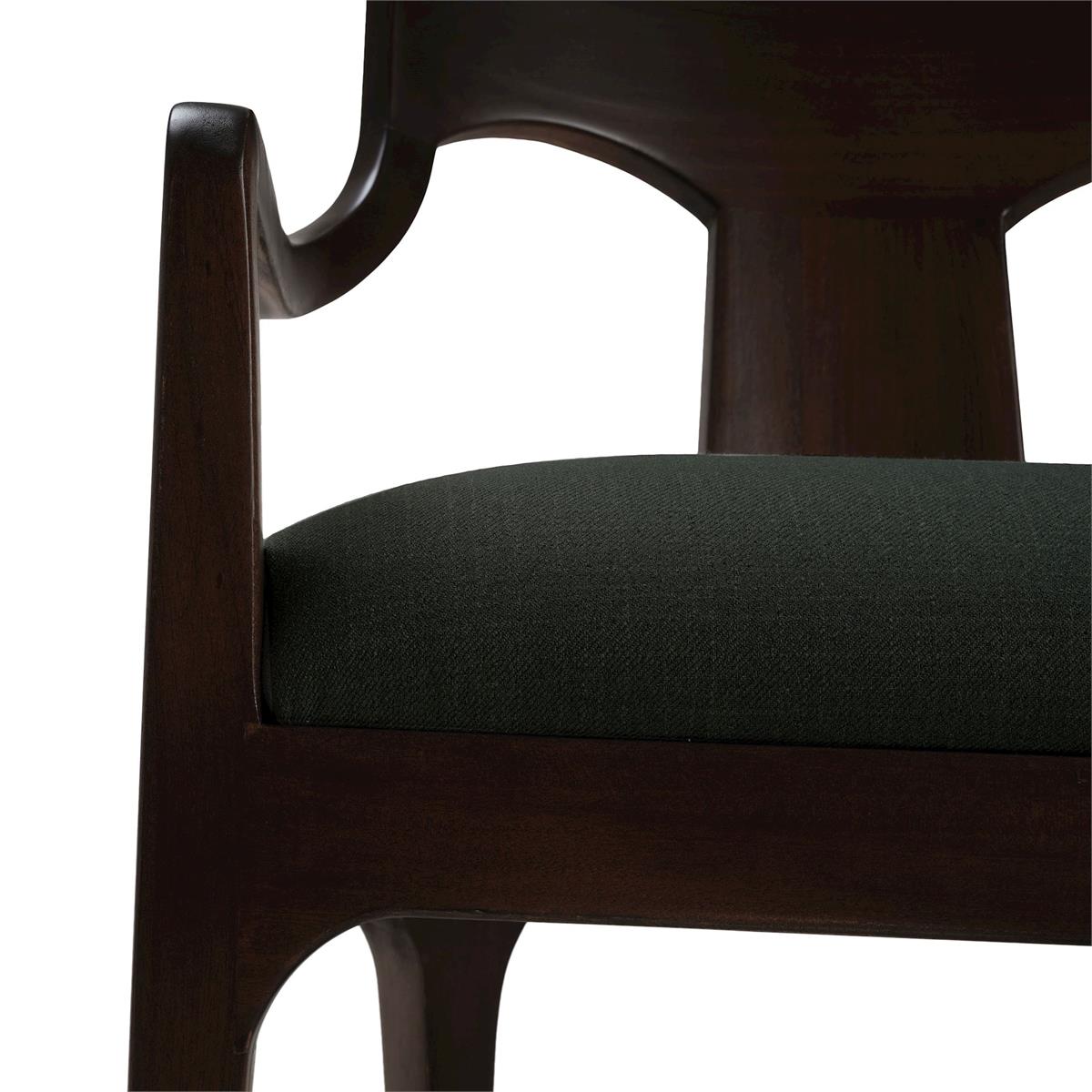 Bramble Colorado Dining Chair — Dark Walnut / Smoke