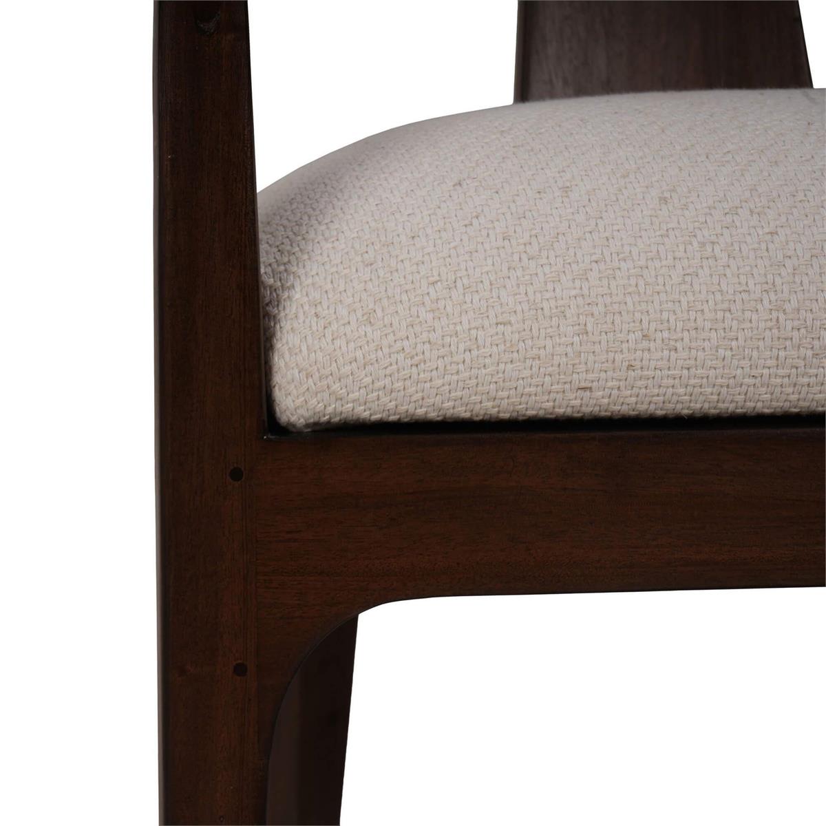 Bramble Colorado Dining Chair — Dark Walnut / Dinara Natural
