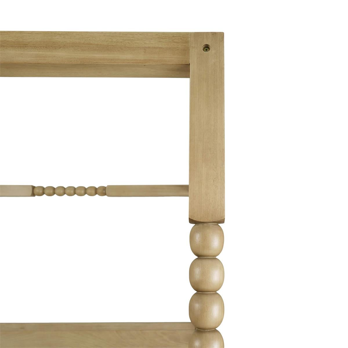 Bramble Cholet Poster King Bed — Fruit Wood