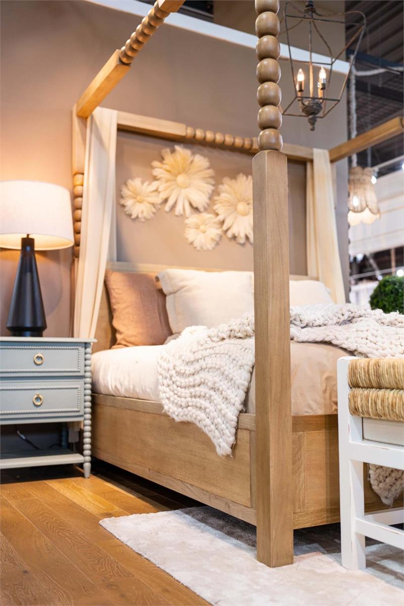 Bramble Cholet Poster King Bed — Fruit Wood