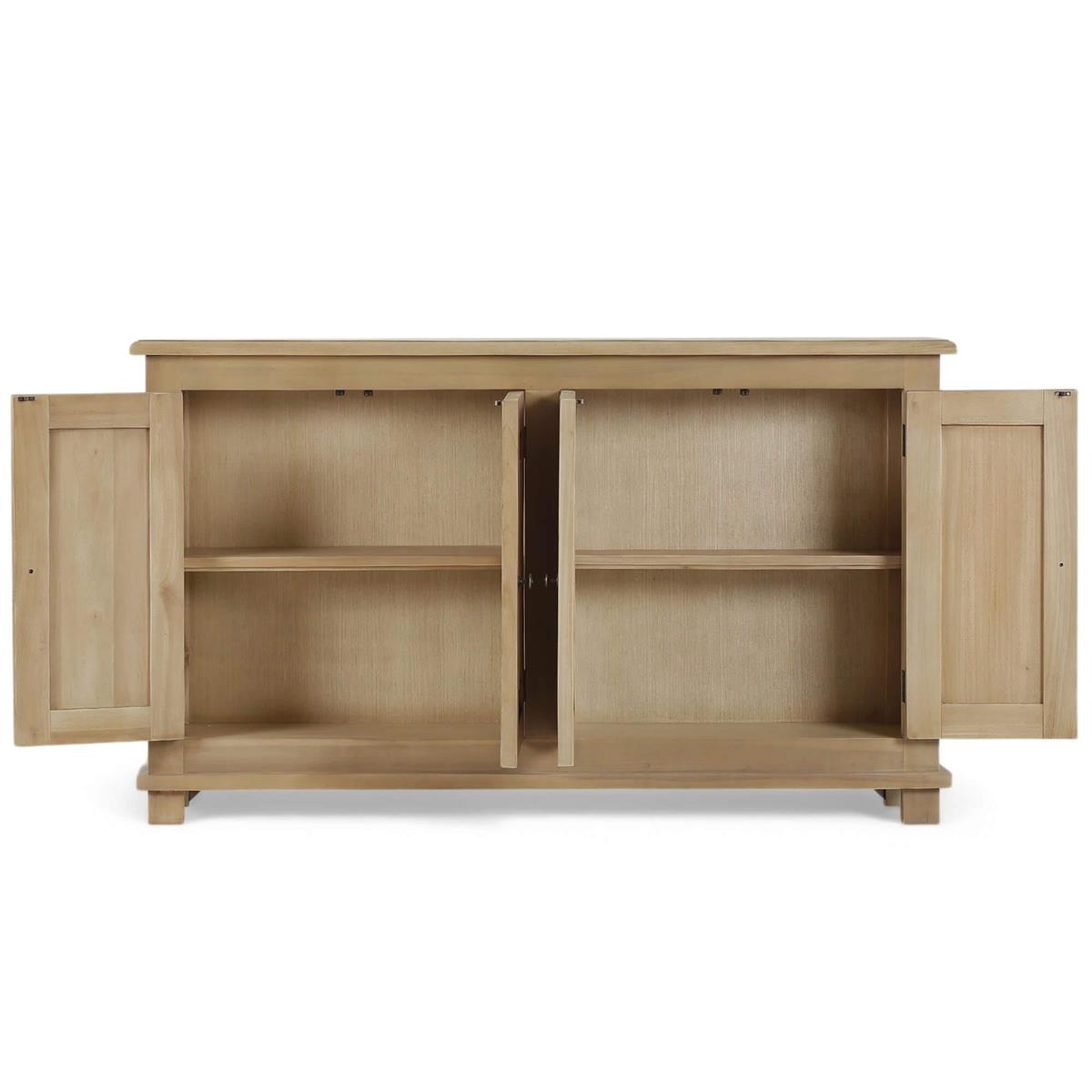 Bramble Osborne Narrow 4 Door Sideboard — Fruit Wood