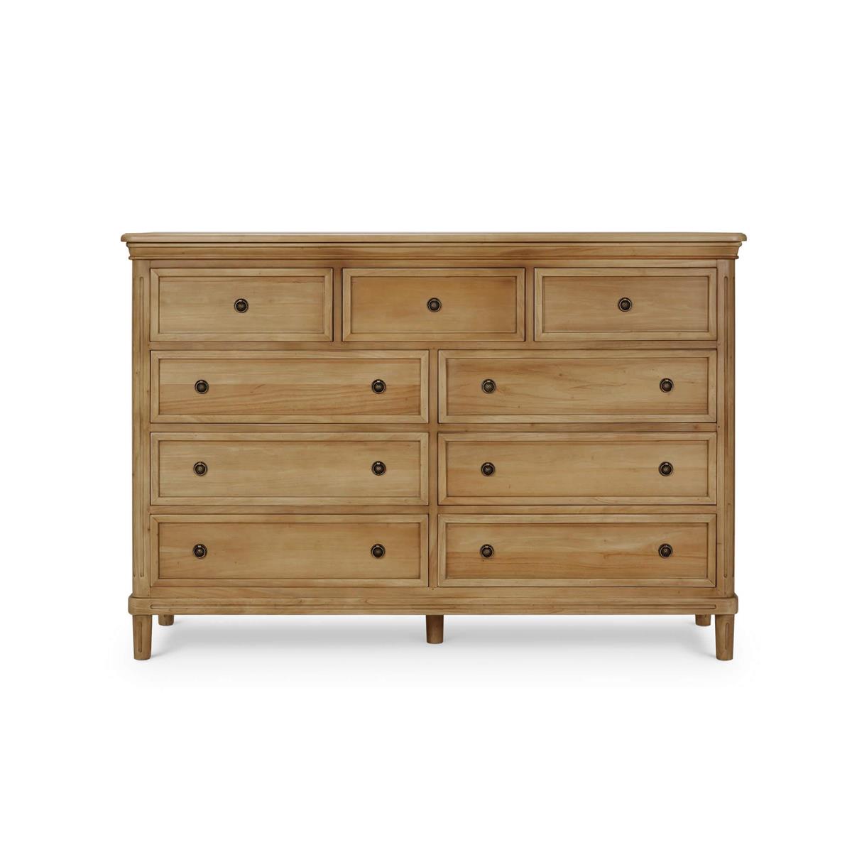 Bramble Hayward 9 Drawer Dresser — Fruit Wood