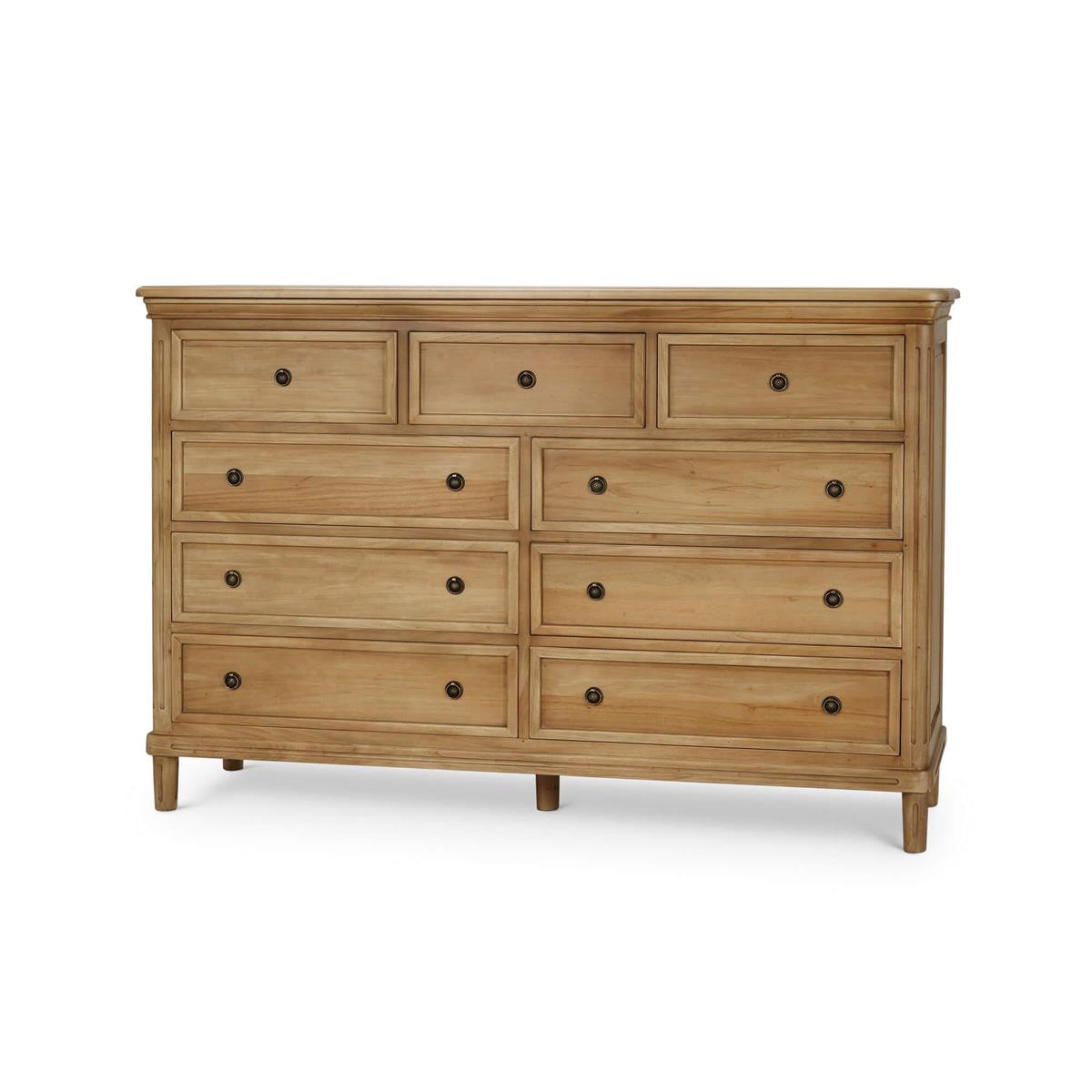 Bramble Hayward 9 Drawer Dresser — Fruit Wood