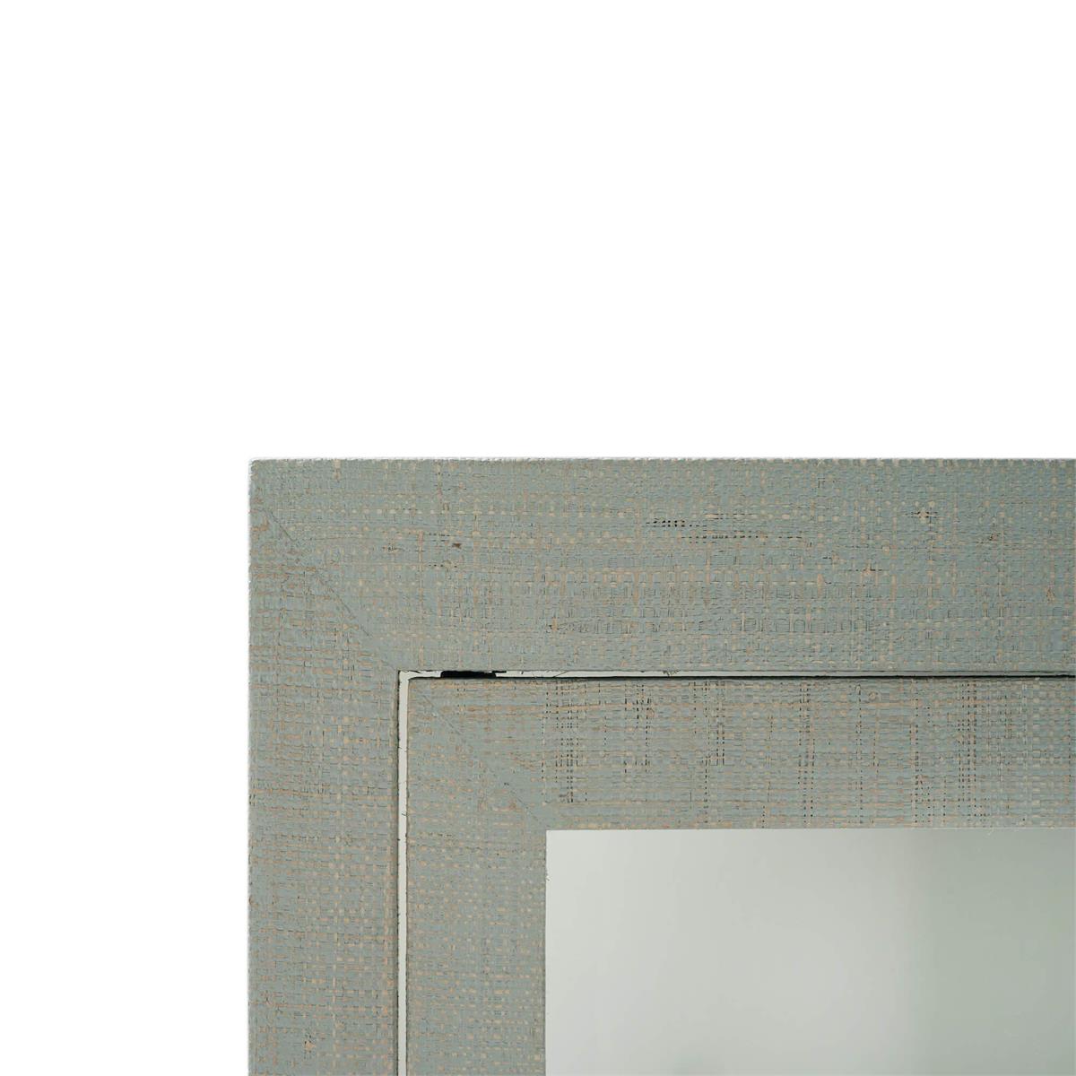 Bramble Kagu Tall Cabinet Wrapped — Raffia Pale Blue Wash / True White *