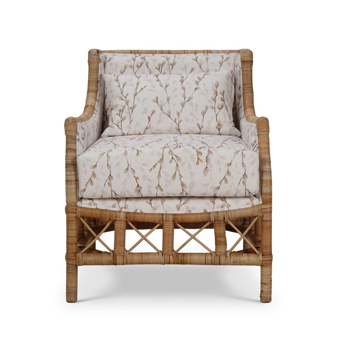 Bramble Rabana Rattan Chair — Rattan Natural / Whisper word