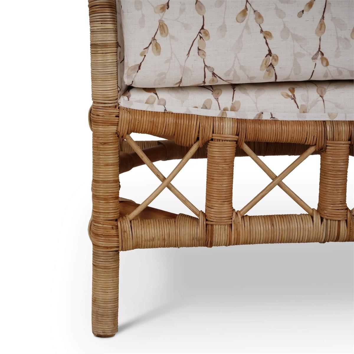 Bramble Rabana Rattan Chair — Rattan Natural / Whisper word
