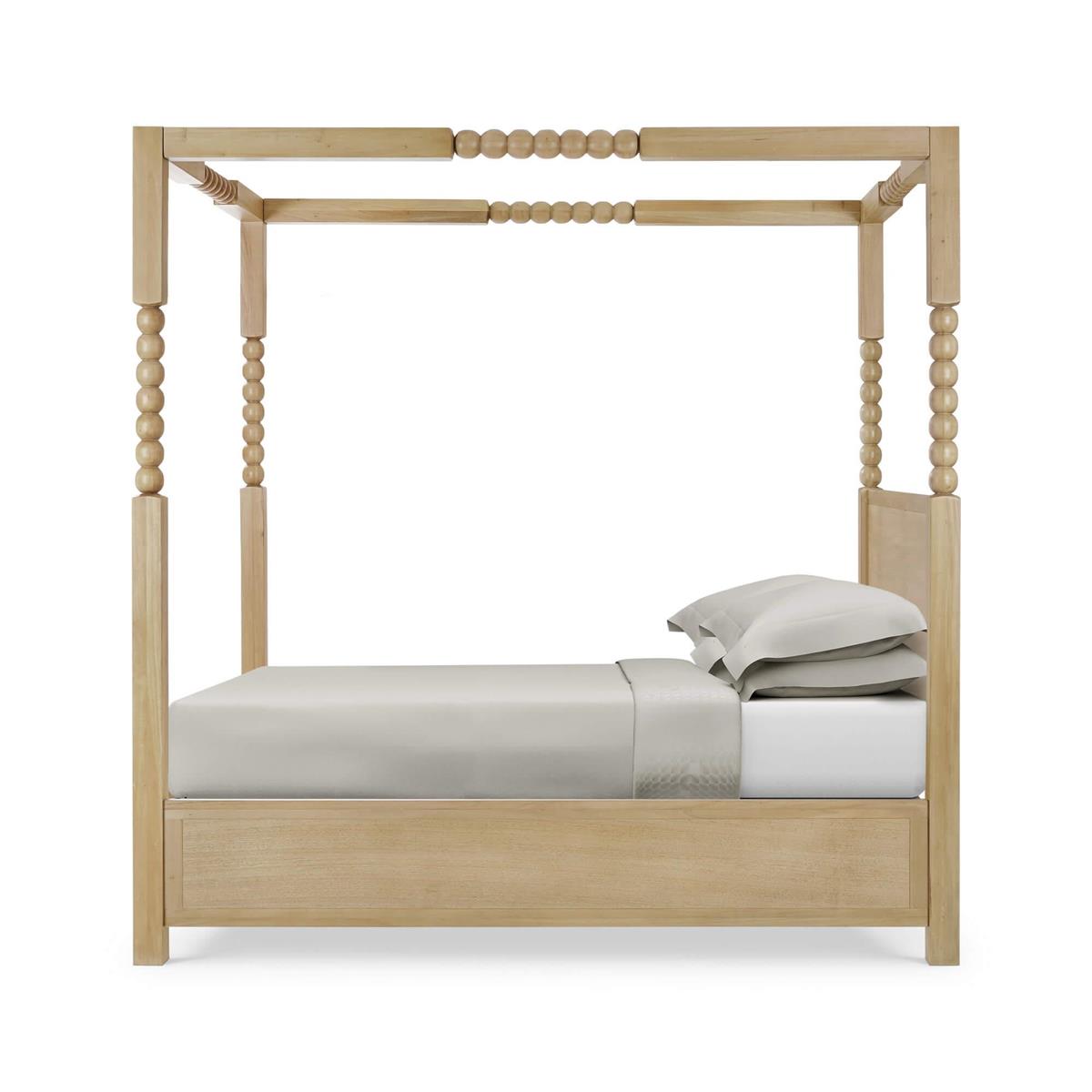 Bramble Cholet Poster Queen Bed — Fruit Wood