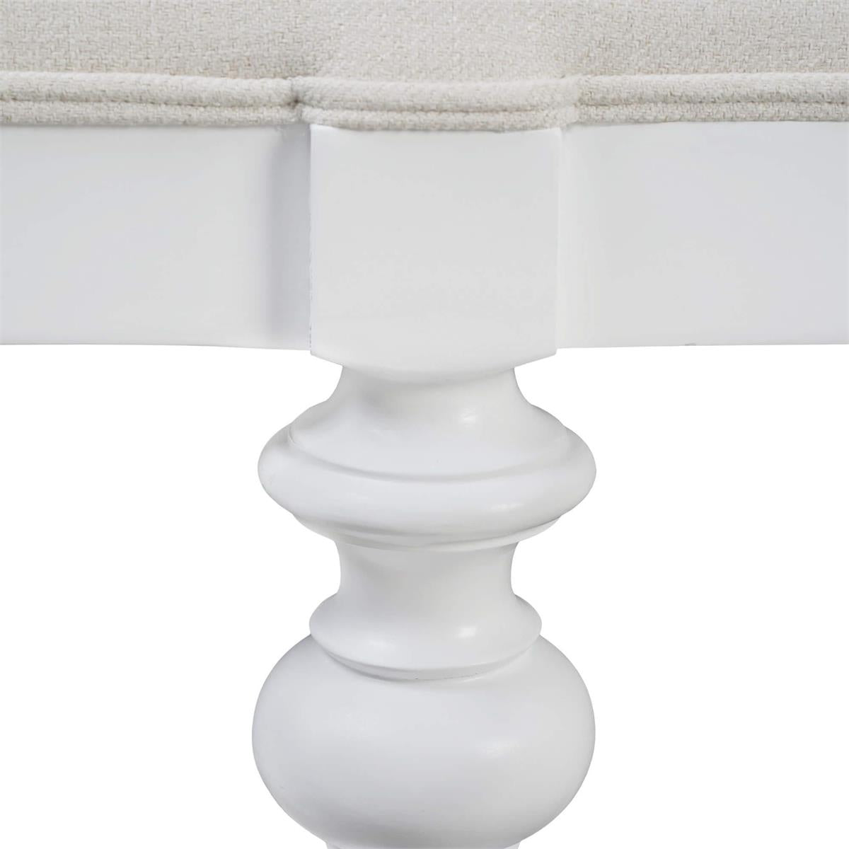 Bramble Savannah Large Bench — True White * / Natural