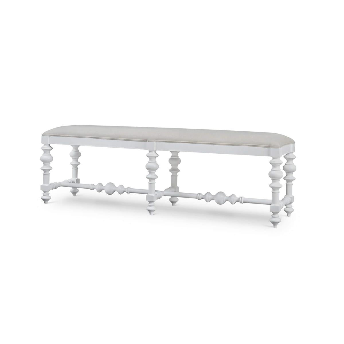 Bramble Savannah Large Bench — True White * / Natural