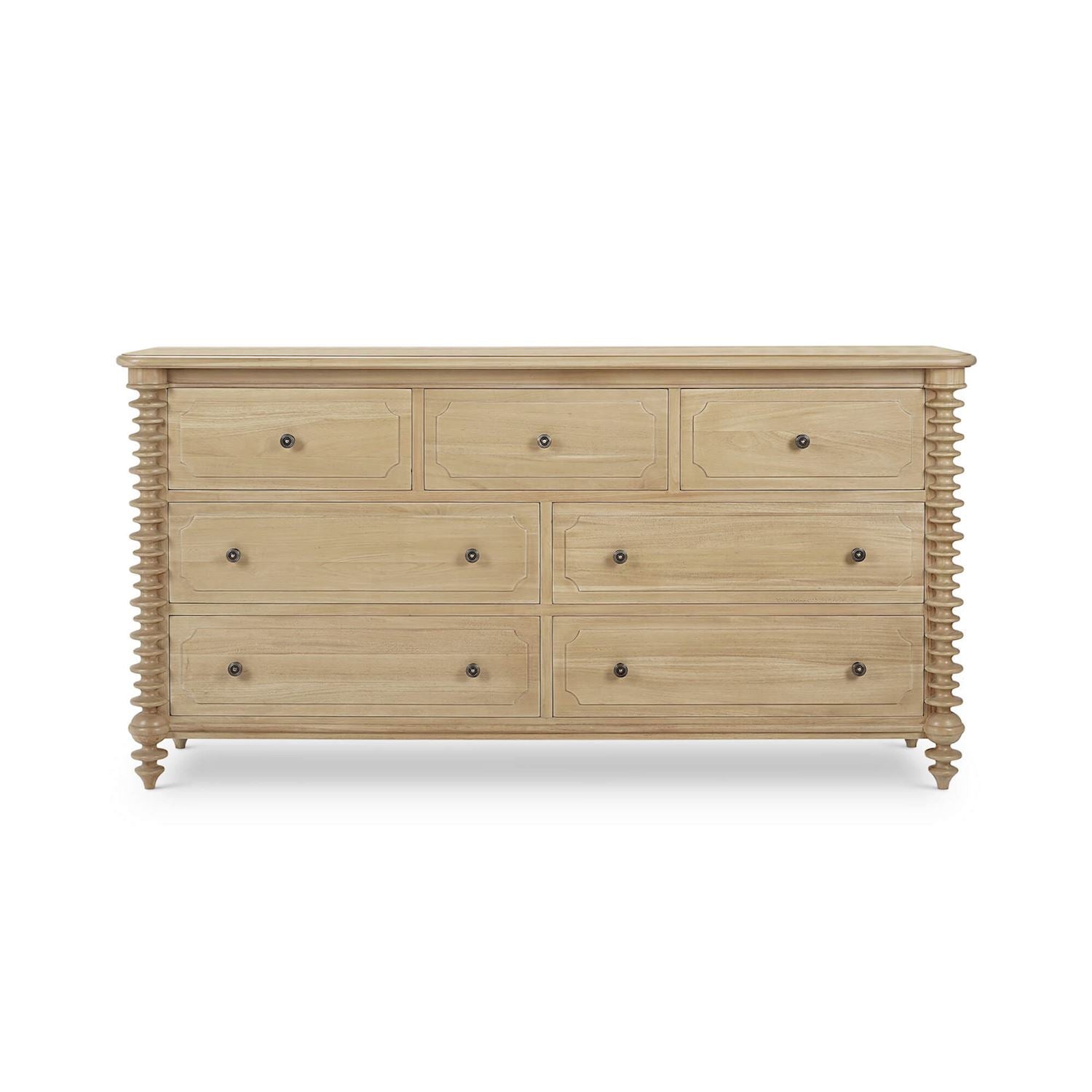 Bramble Milano 7 Drawer Dresser — Fruit Wood