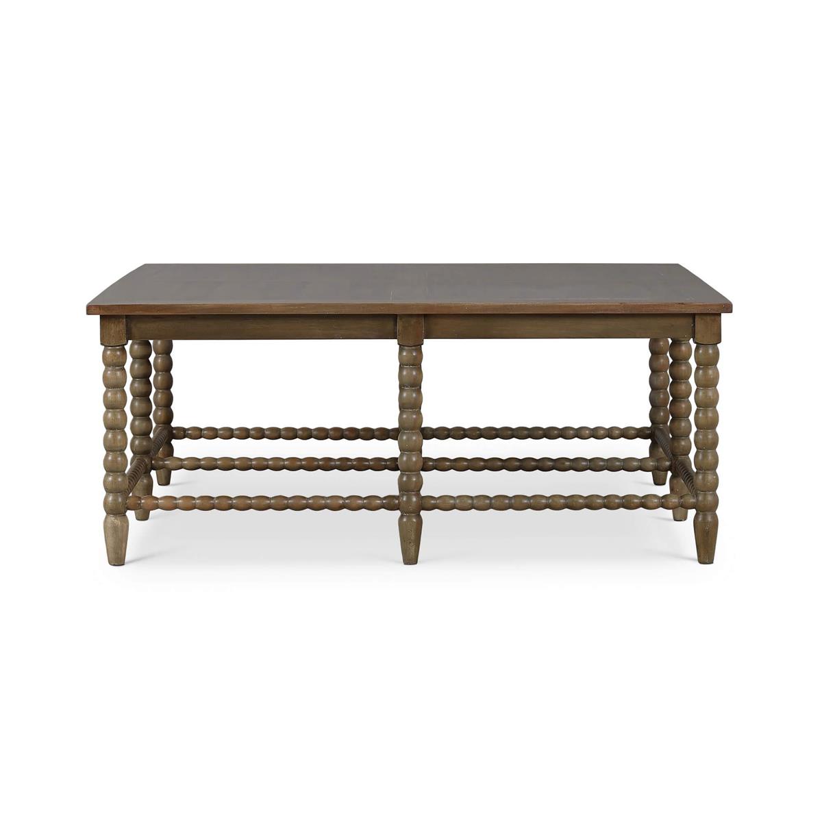 Bramble Cholet Square Coffee Table — Straw Wash