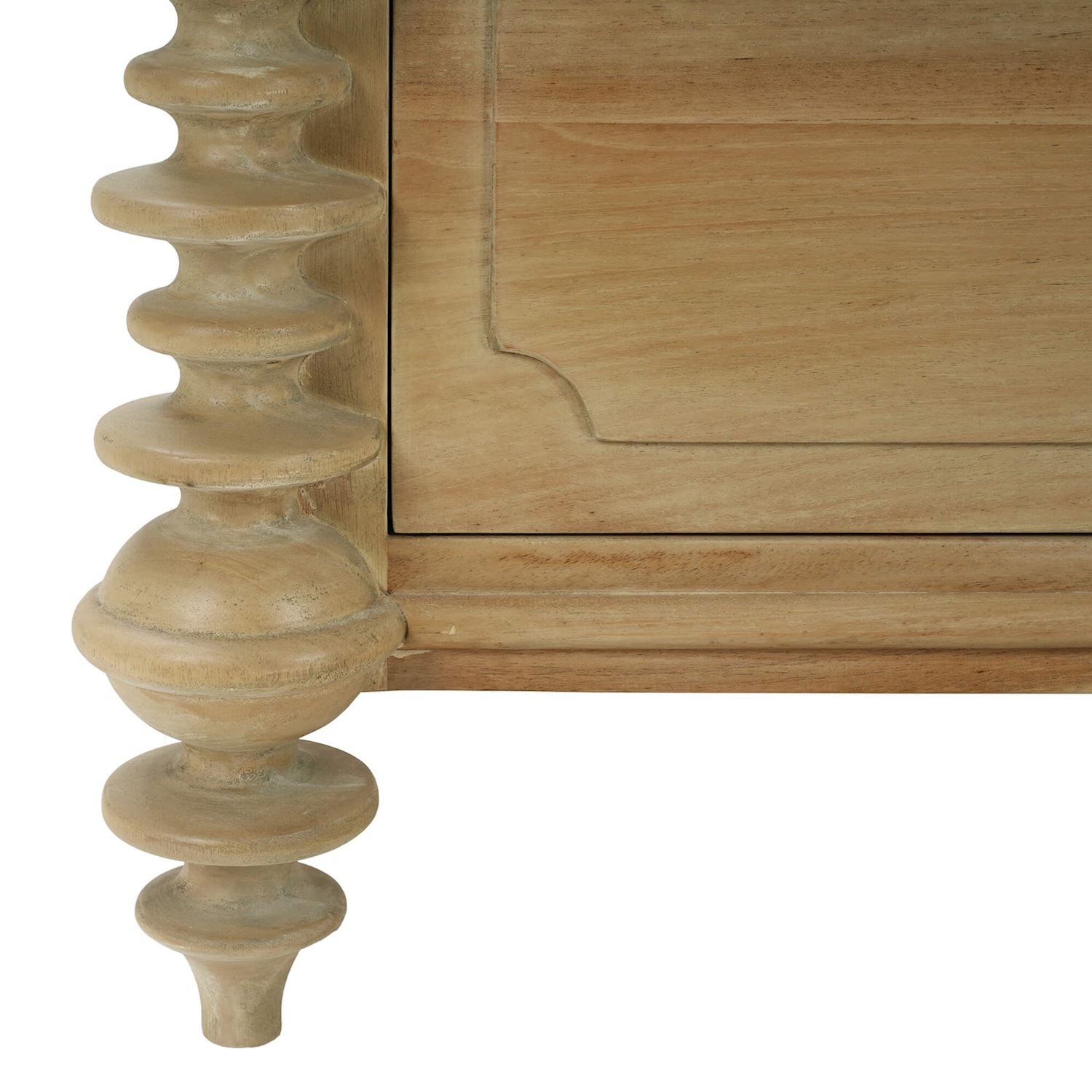 Bramble Milano 2 Drawer Bedside Table — Fruit Wood