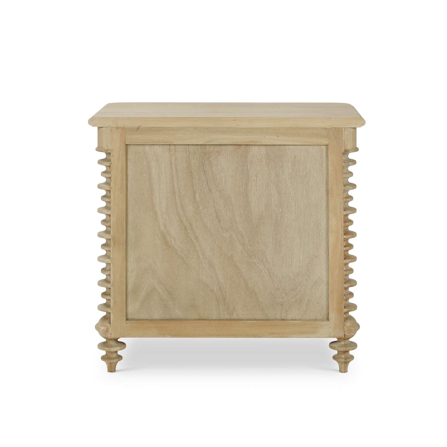 Bramble Milano 2 Drawer Bedside Table — Fruit Wood