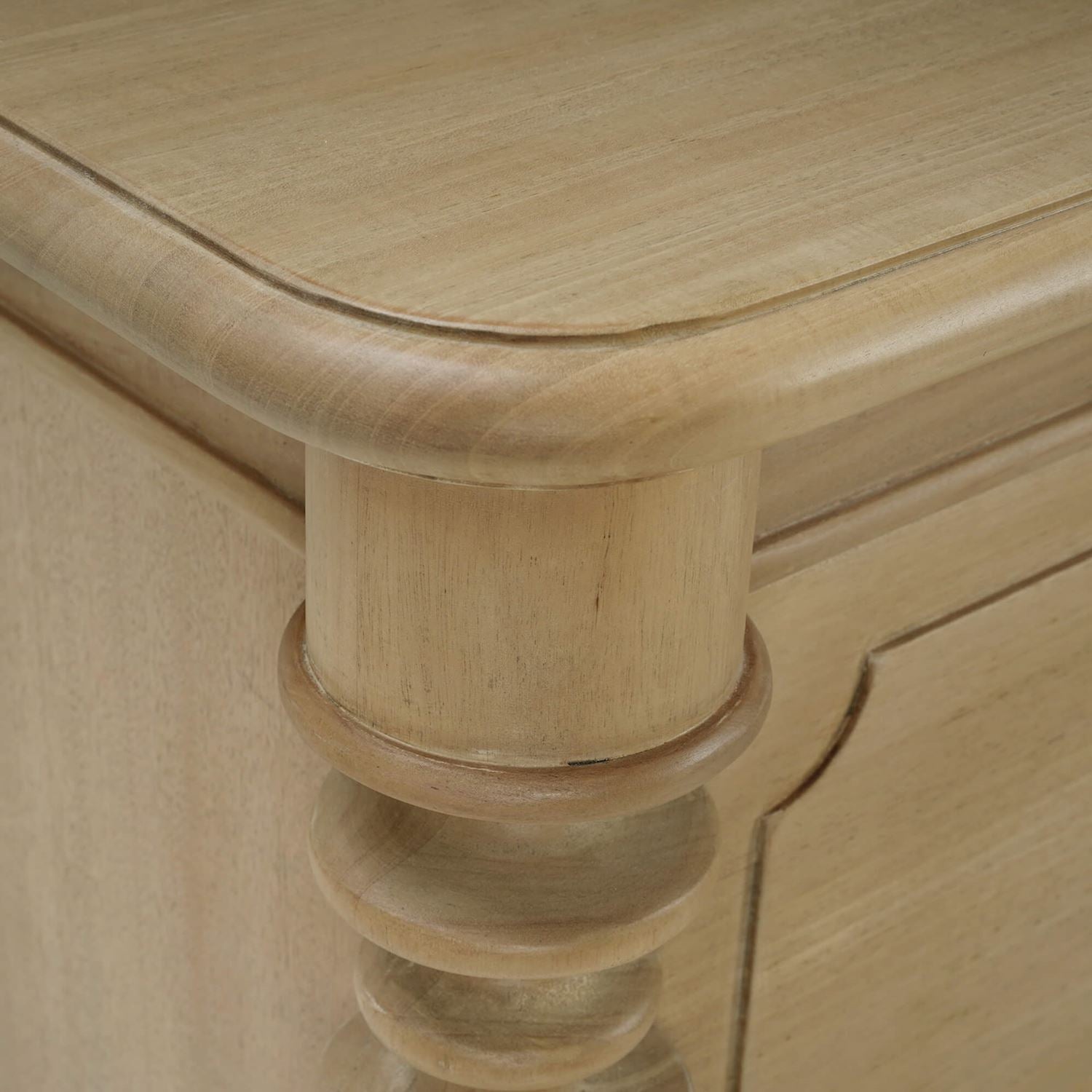 Bramble Milano 2 Drawer Bedside Table — Fruit Wood