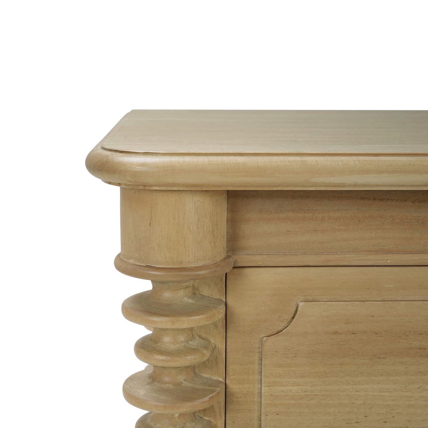 Bramble Milano 2 Drawer Bedside Table — Fruit Wood