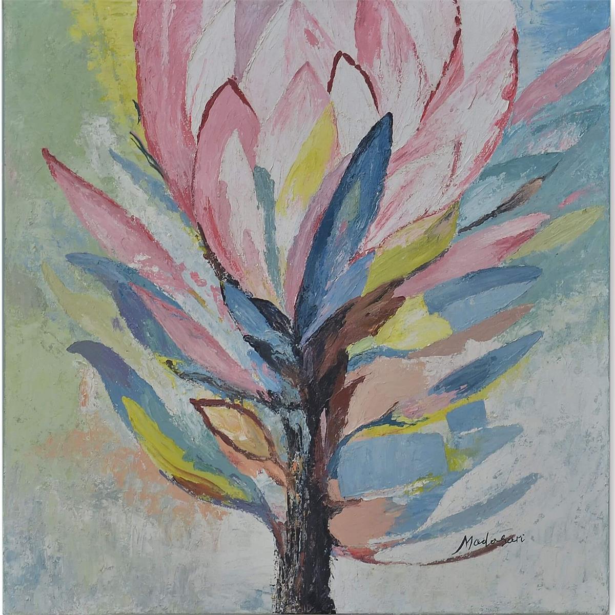 Bramble Protea Latifolia on Canvas 30 x 30
