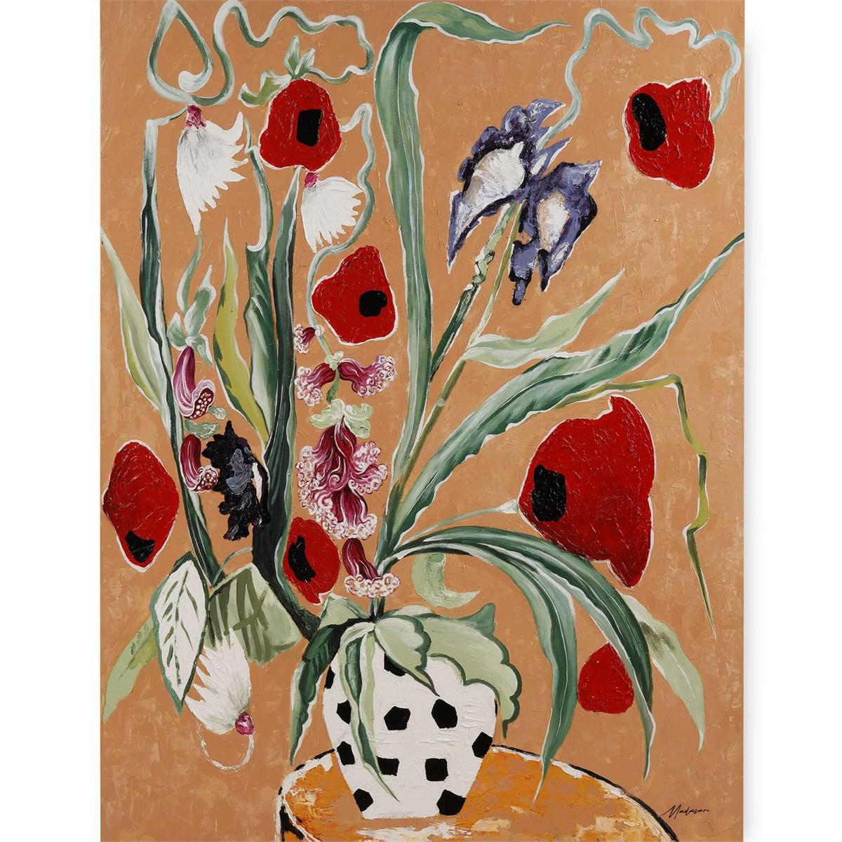 Bramble Blooming in Tera on Canvas 24 x 36