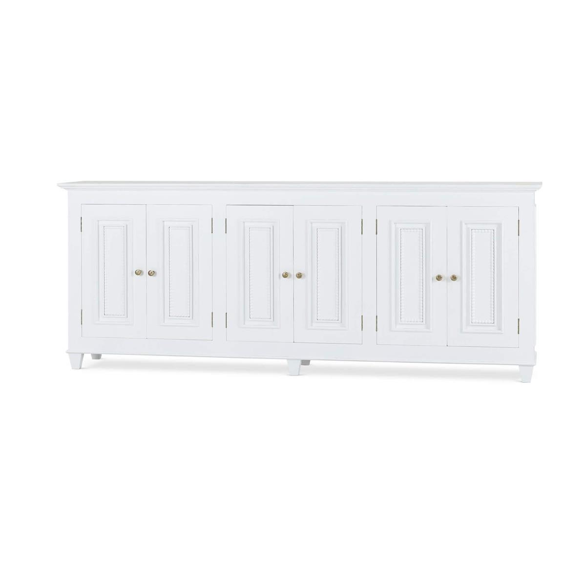 Bramble Vivienne Narrow Sideboard — True White *