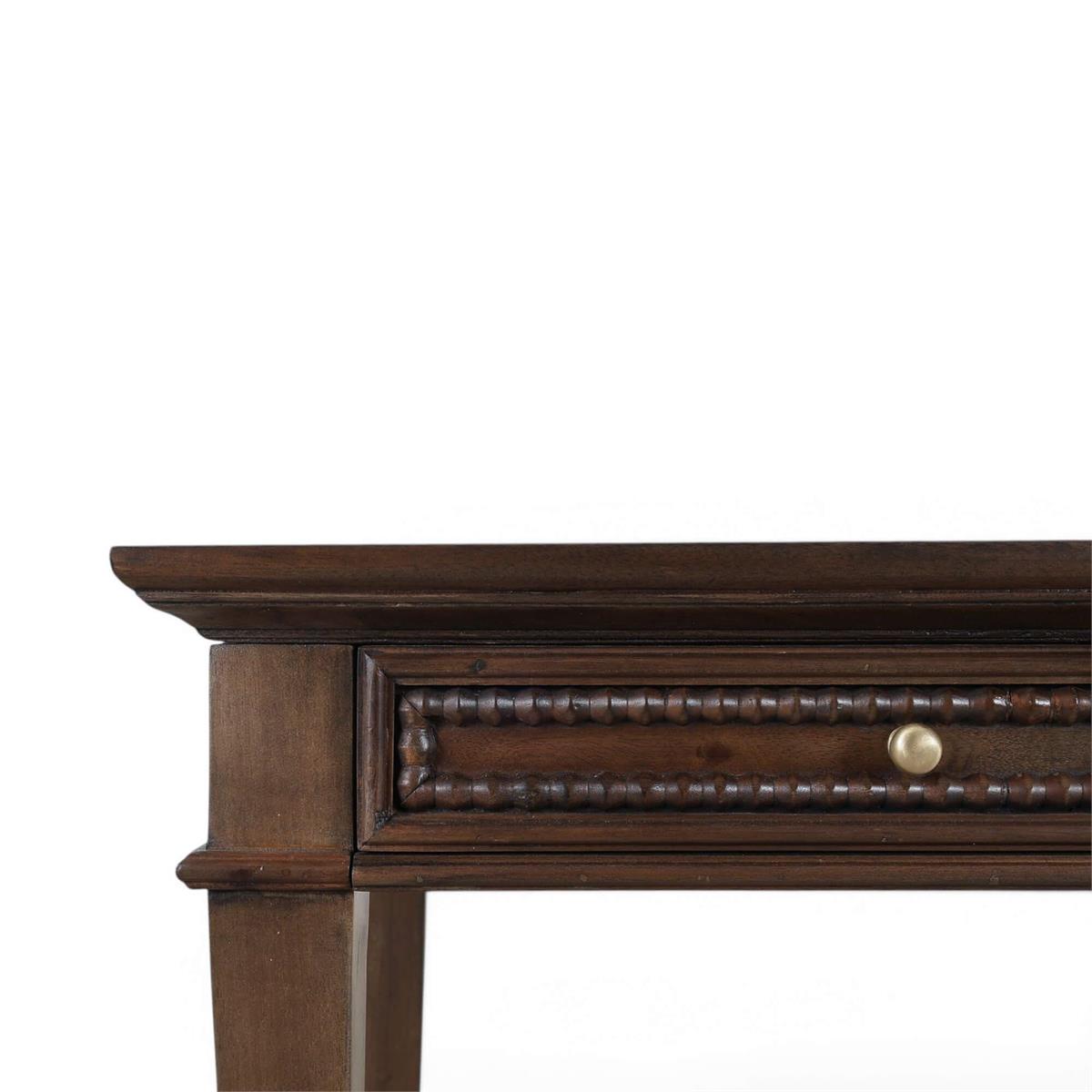 Bramble Vivienne 3 Drawer Desk — Dark Walnut