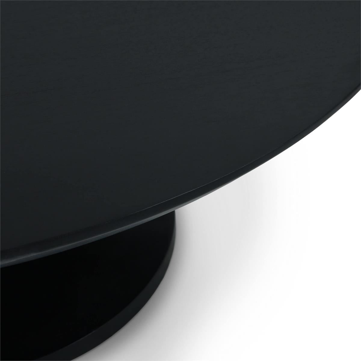 Bramble Pierre Round Coffee Table — Batavia Black