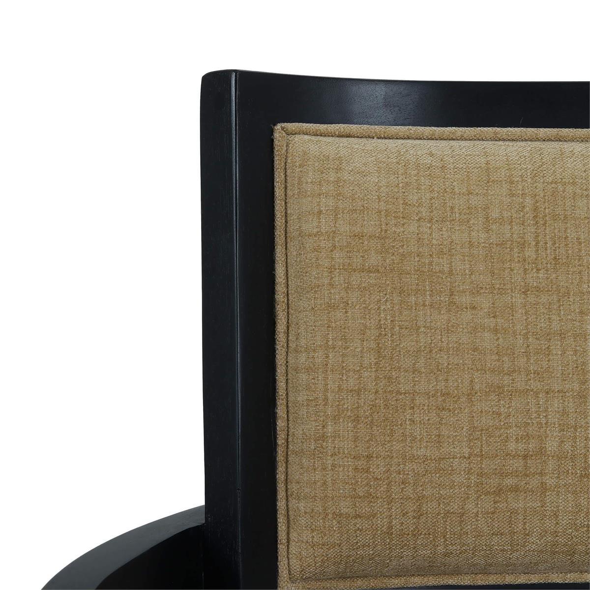 Bramble Pierre Dining Chair — Batavia Black / Thames French Yellow