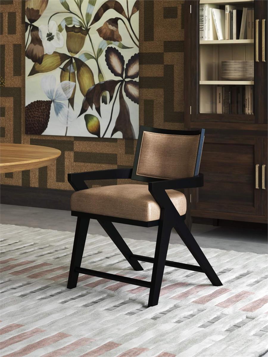 Bramble Pierre Dining Chair — Batavia Black / Thames French Yellow