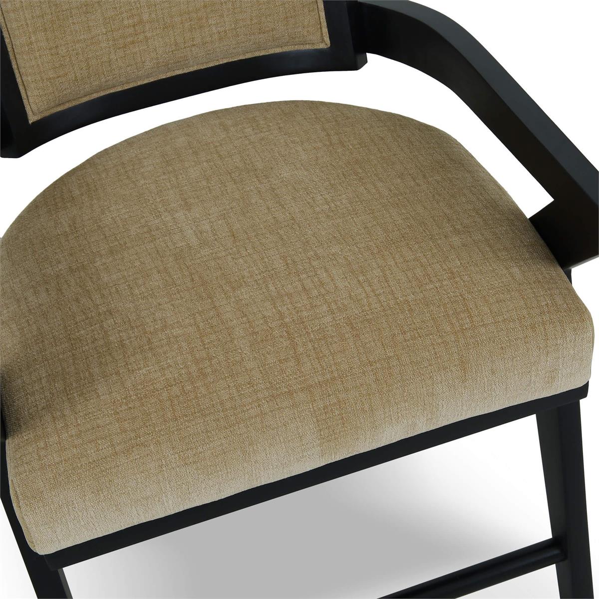 Bramble Pierre Dining Chair — Batavia Black / Thames French Yellow