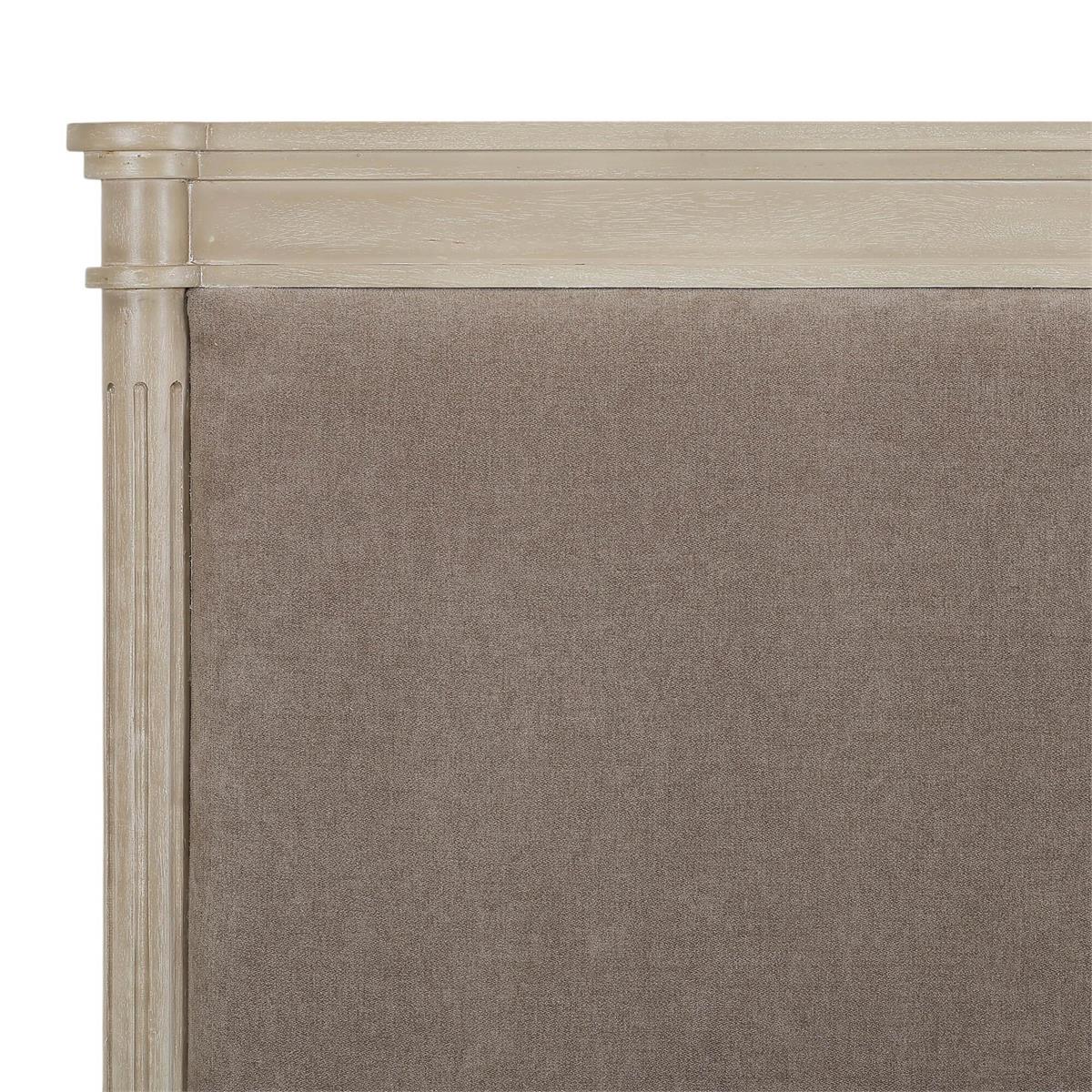 Bramble Kelly King Bed — Sandbar / Taupe Velour