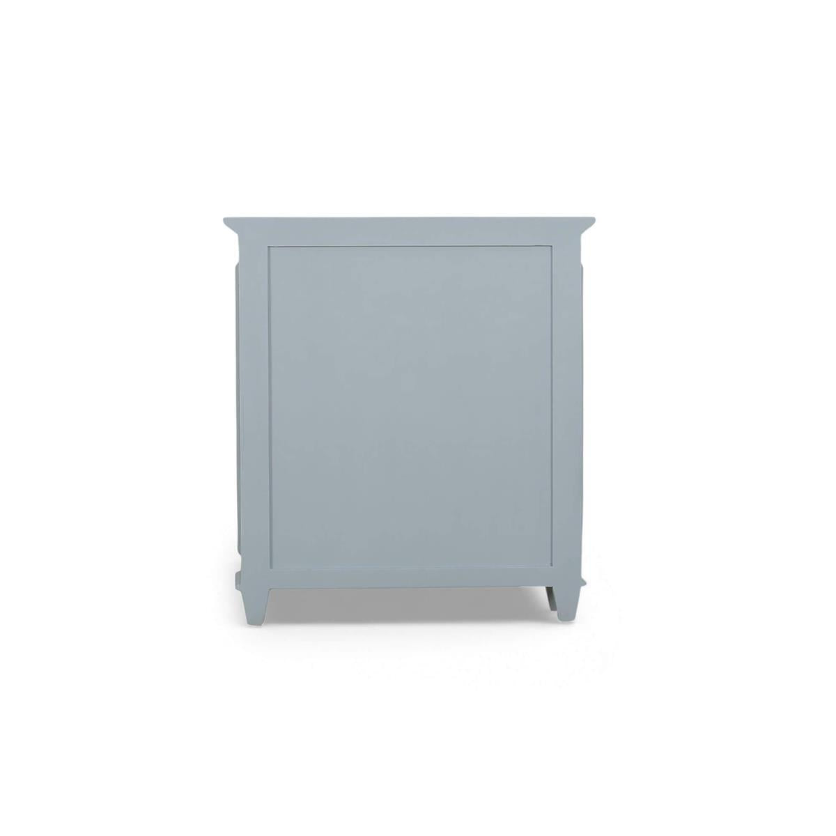 Bramble Vivienne 2 Door Narrow Sideboard — Grey Mist / Light Distressed