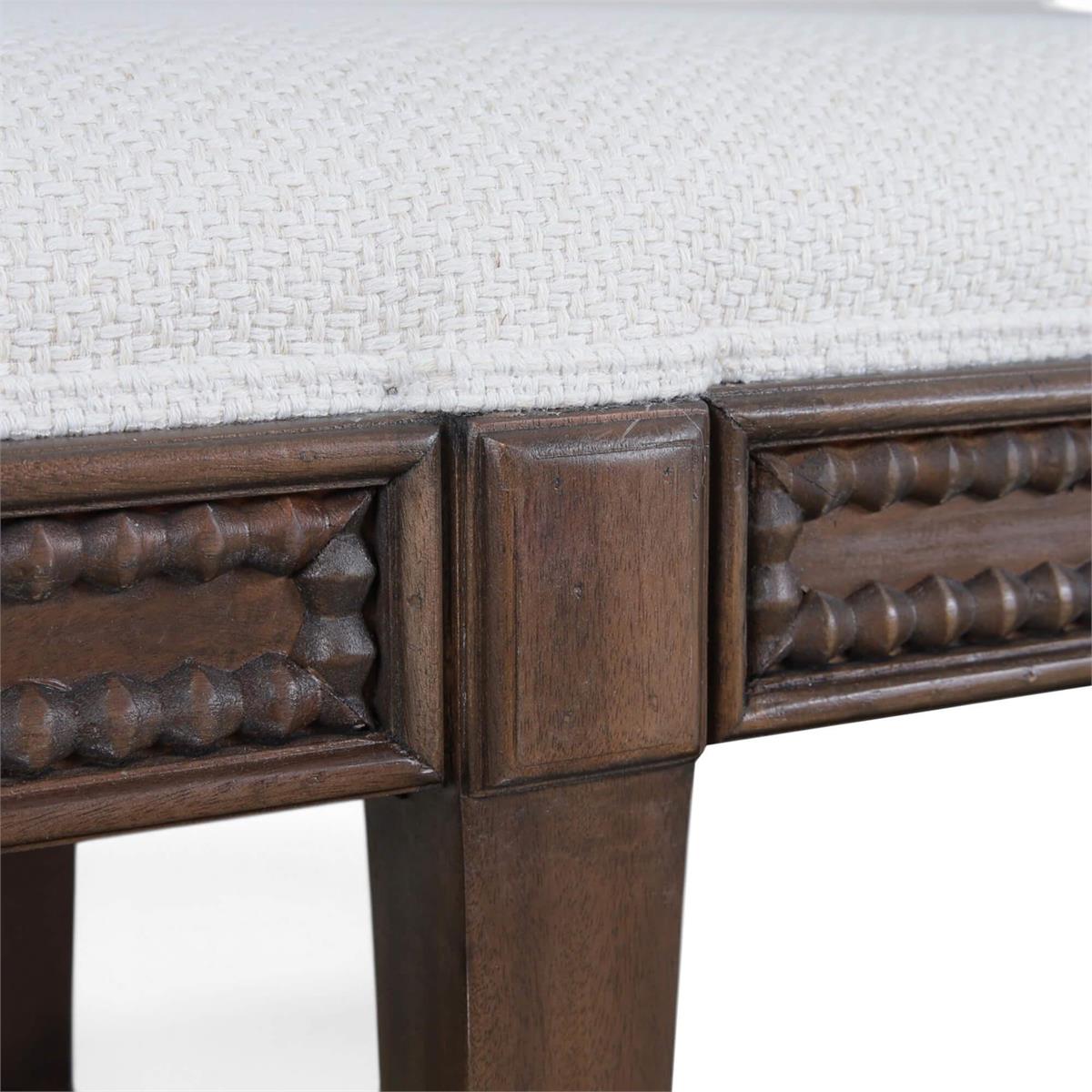 Bramble Vivienne Medium Bench — Dark Walnut / Dinara Natural
