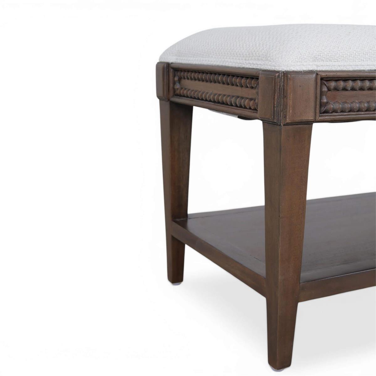 Bramble Vivienne Medium Bench — Dark Walnut / Dinara Natural