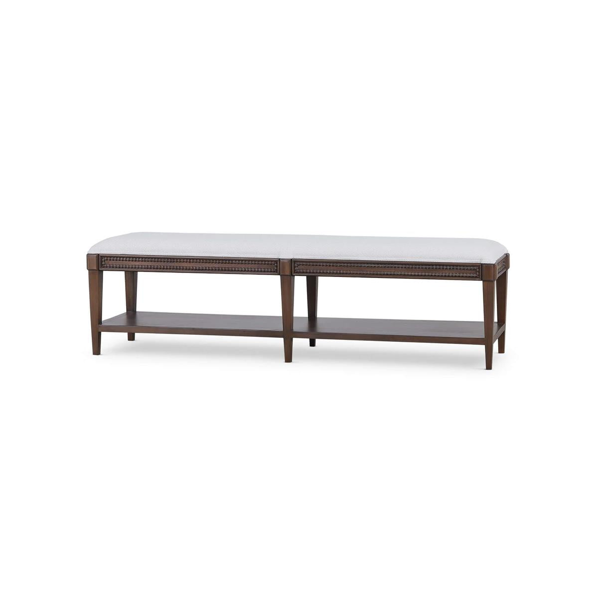 Bramble Vivienne Medium Bench — Dark Walnut / Dinara Natural