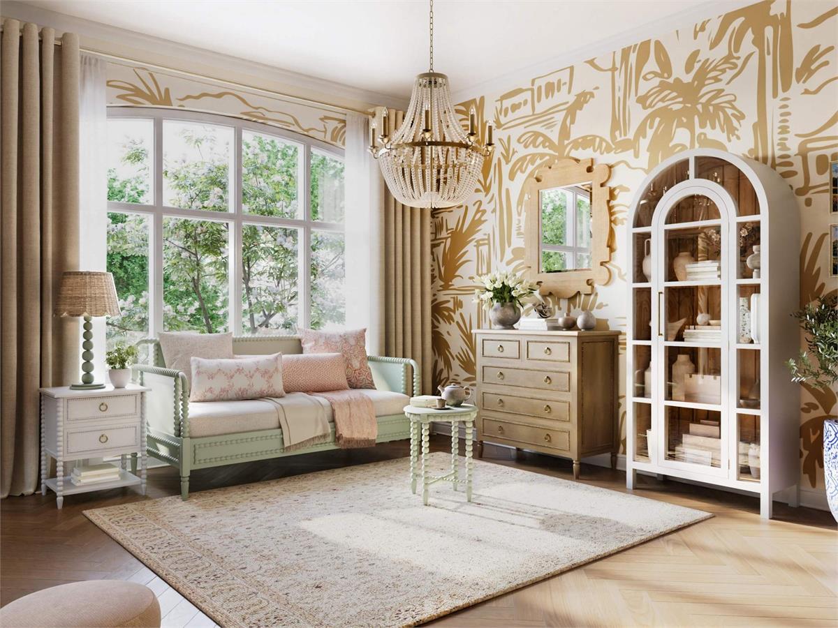 Bramble Rodeo Mirror w/ Rattan Natural — Rattan Natural