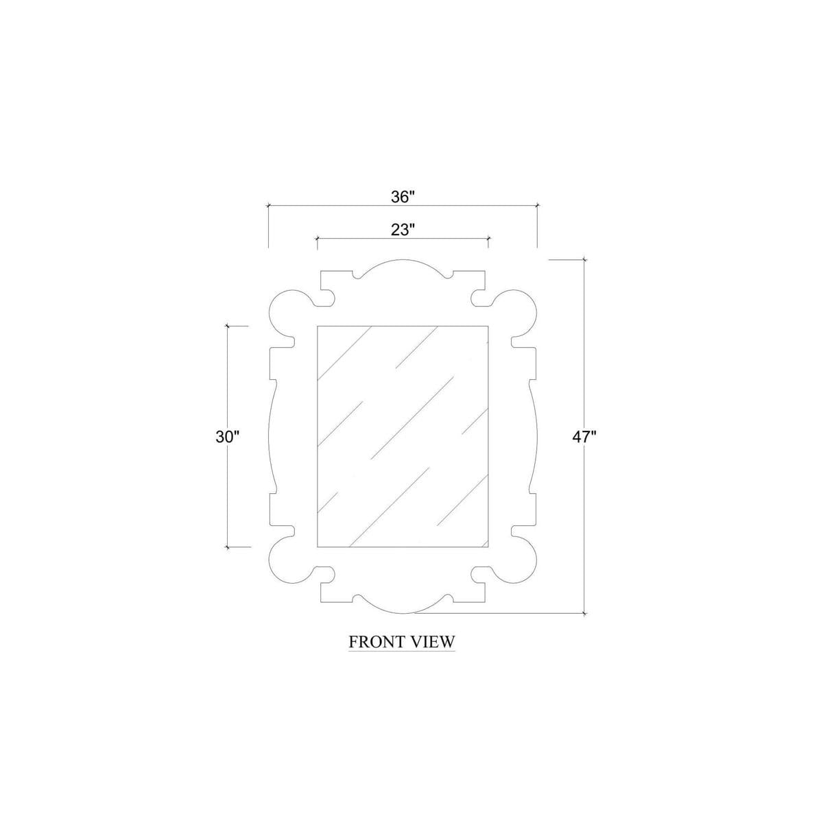 Bramble Rodeo Mirror w/ Rattan Natural — Rattan Natural