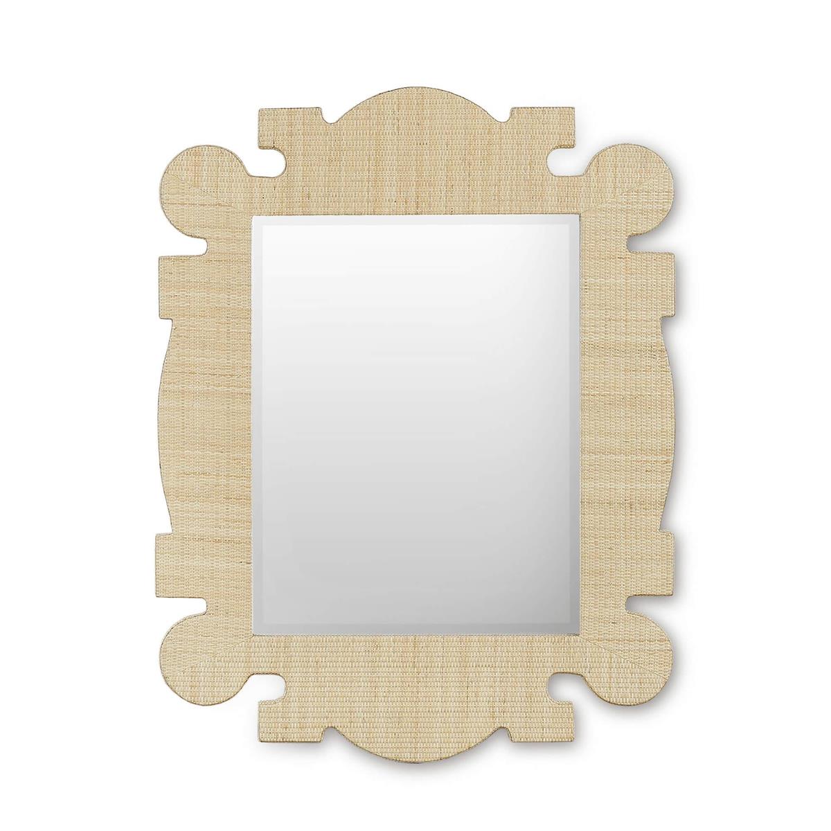 Bramble Rodeo Mirror w/ Rattan Natural — Rattan Natural