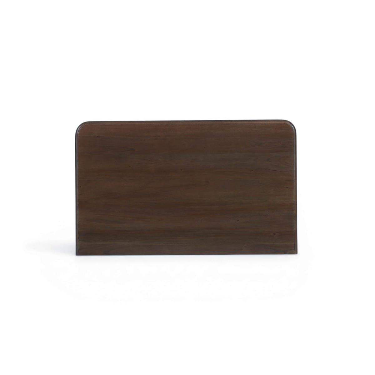 Bramble Savannah Bedside Table w/ Open Shelf — Dark Walnut
