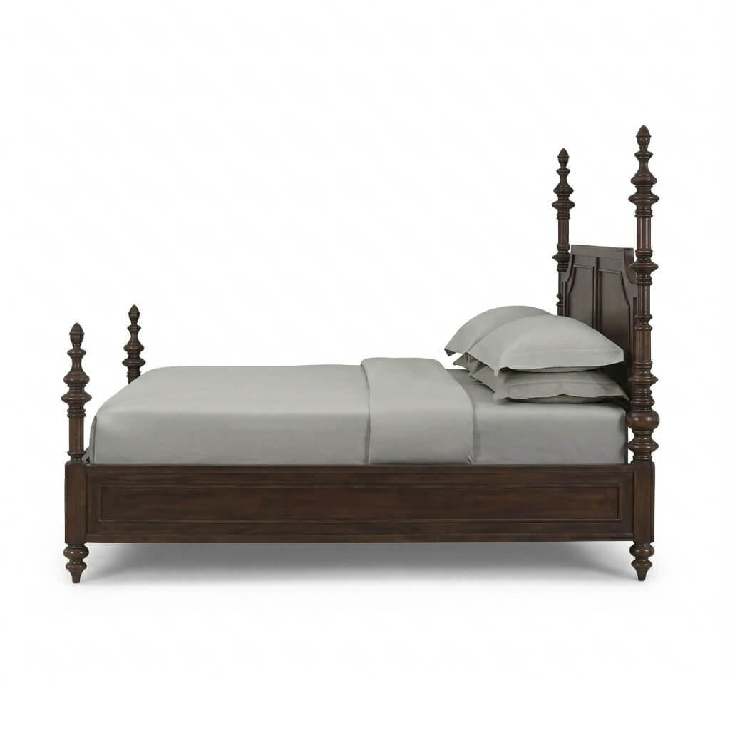 Bramble Savannah Bed King — Dark Walnut