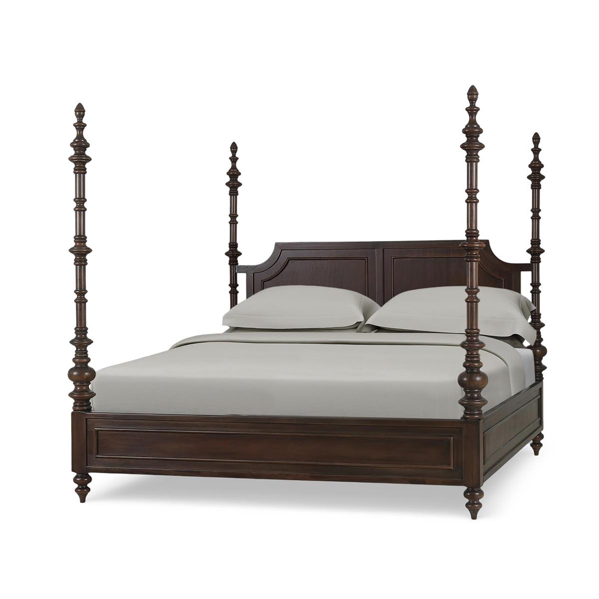 Bramble Savannah Bed King — Dark Walnut