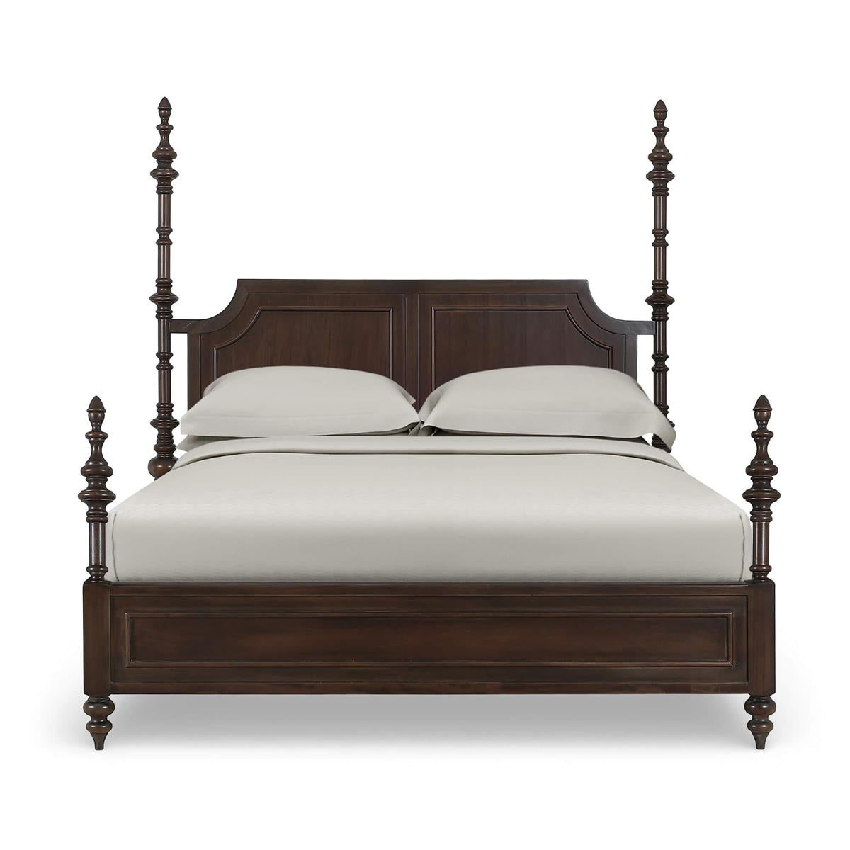 Bramble Savannah Bed Queen — Dark Walnut
