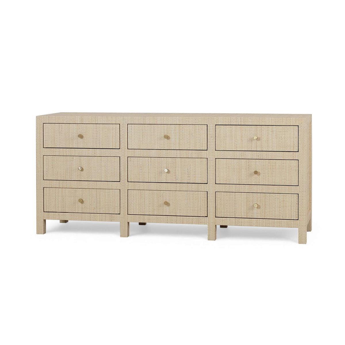 Bramble Kagu 9 Drawer Dresser - Rattan Natural