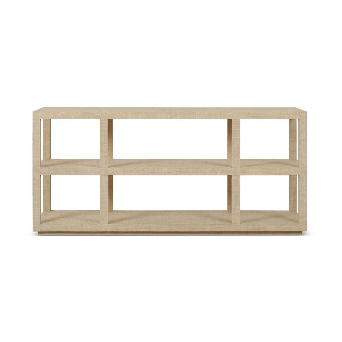 Bramble Kagu Open Console Table - Raw Raffia