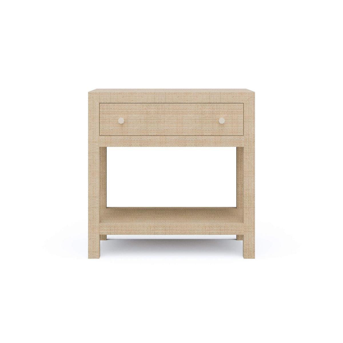 Bramble Kagu Large 1 Drawer Nightstand - Rattan Natural
