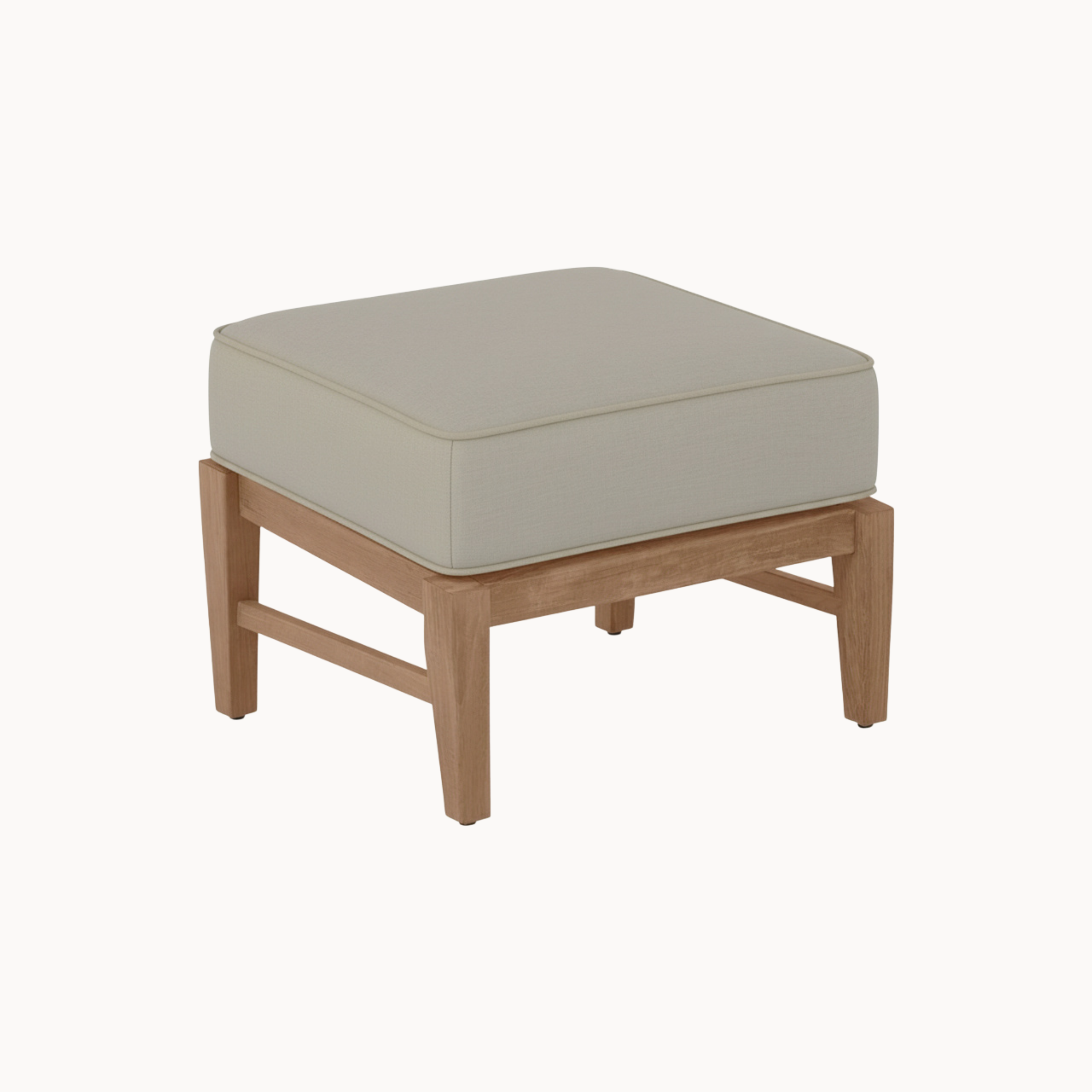 Croquet Teak Ottoman