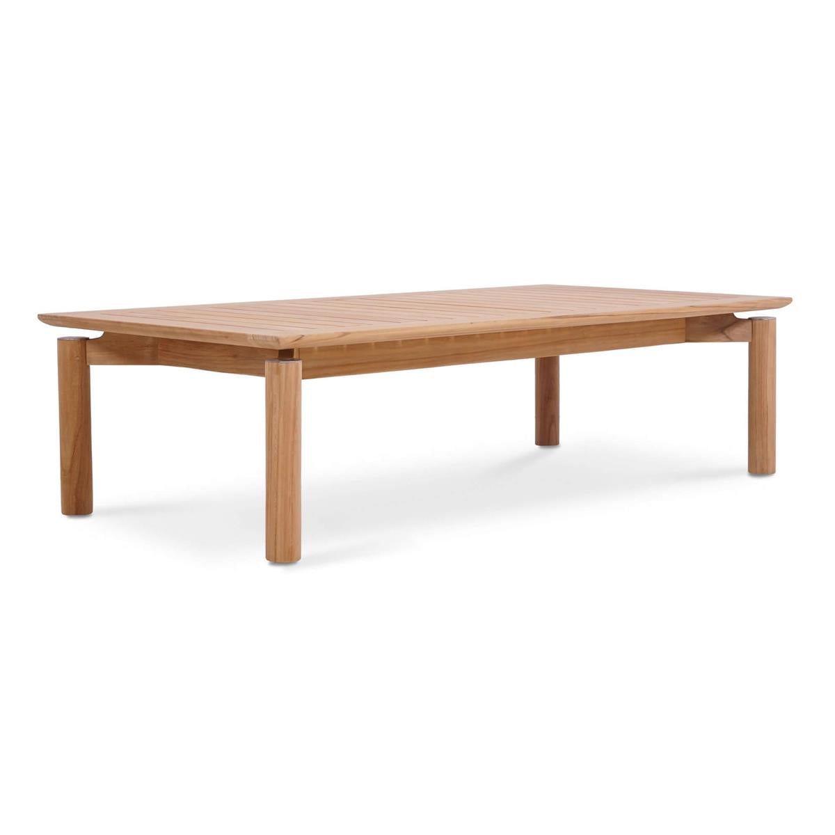 Bramble Virginia Rectangular Coffee Table - Outdoor Teak — Natural Teak Fine Sanded