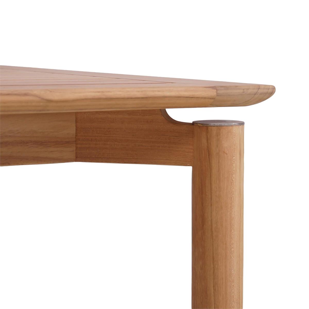 Bramble Virginia Rectangular Coffee Table - Outdoor Teak — Natural Teak Fine Sanded