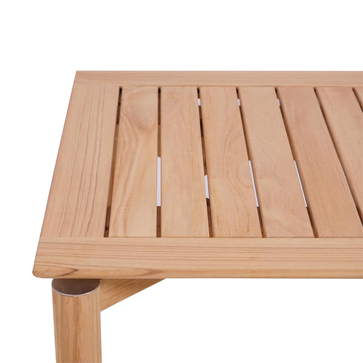 Bramble Virginia Rectangular Coffee Table - Outdoor Teak — Natural Teak Fine Sanded