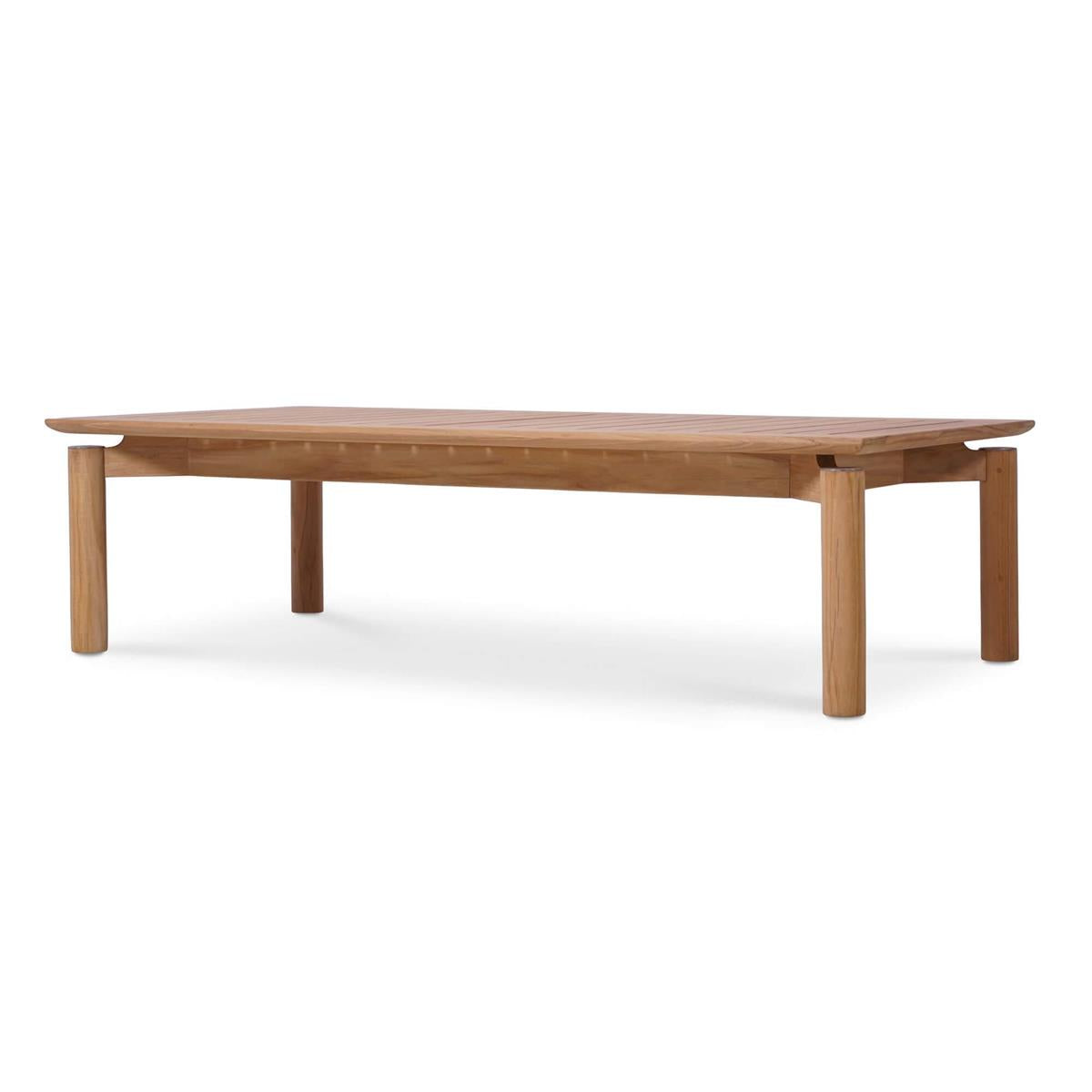 Bramble Virginia Rectangular Coffee Table - Outdoor Teak — Natural Teak Fine Sanded
